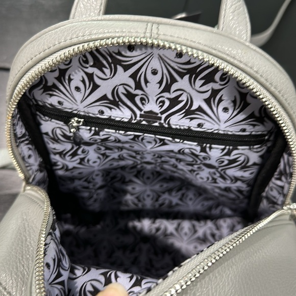 Harley-Davidson Grey Leather Willie G Skull Mini Backpack Purse main image 9